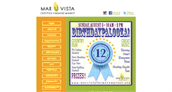 Desktop Screenshot of marvistafarmersmarket.org